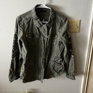 Army green jacket